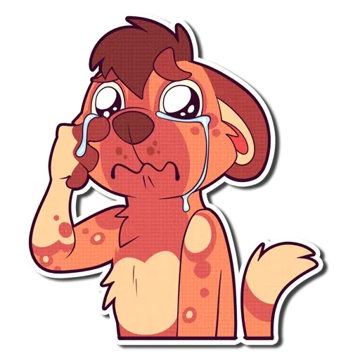 Cinnamon Wild Dog - Sticker