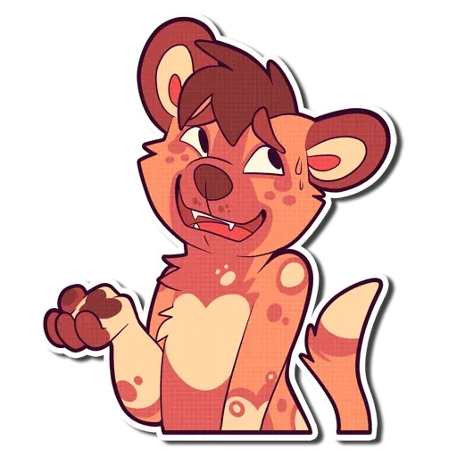 Cinnamon Wild Dog - Sticker