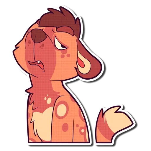 Cinnamon Wild Dog - Sticker