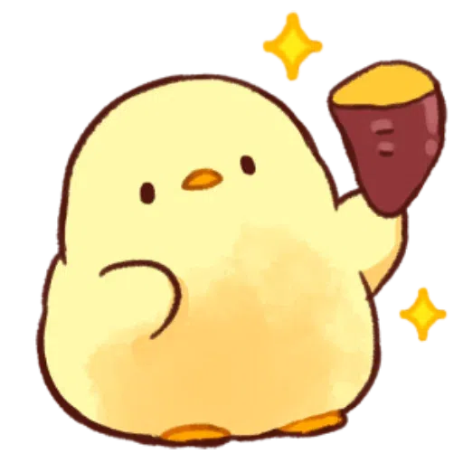 soft and cute chick 10- Sticker
