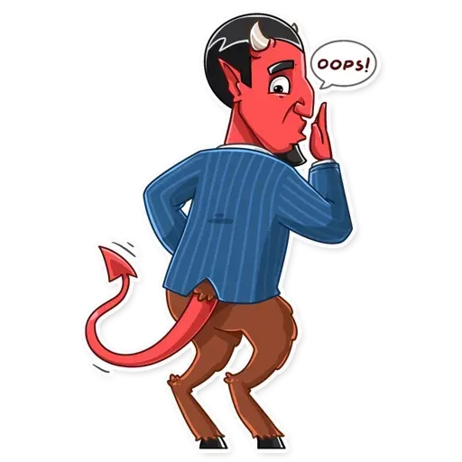 Devil - Sticker