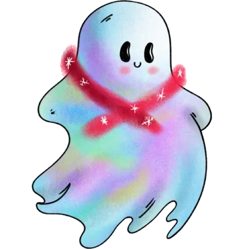 Rainbow Ghost - Sticker 5