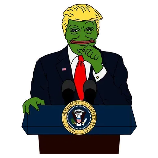 PePe Trump @kyprijan - Sticker 5