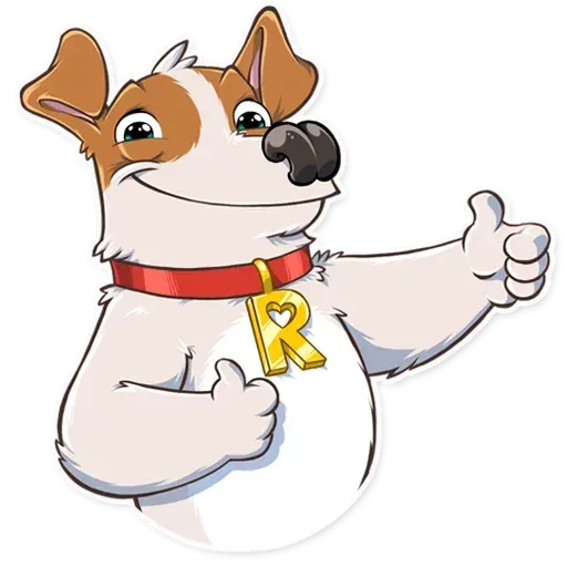 Richie The Dog- Sticker