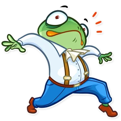 Banker Frog - Sticker 5