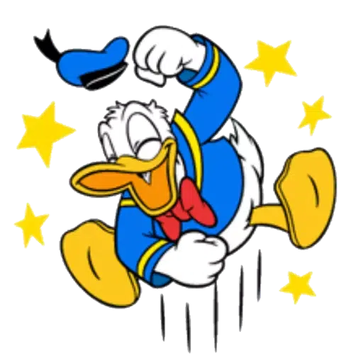 Donald Duck- Sticker