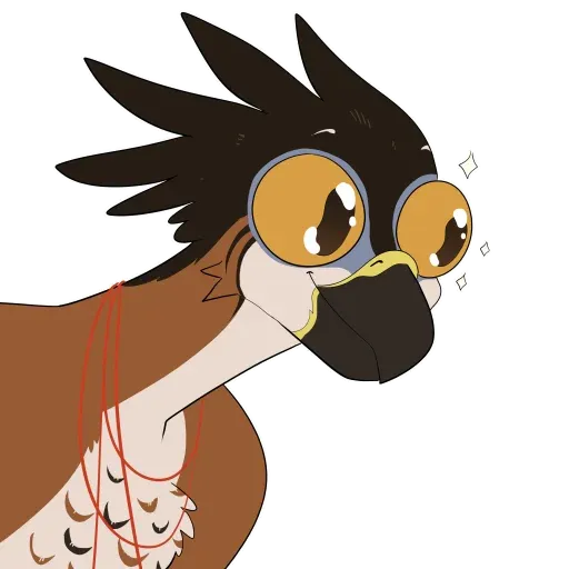 Looks! a birdie!- Sticker