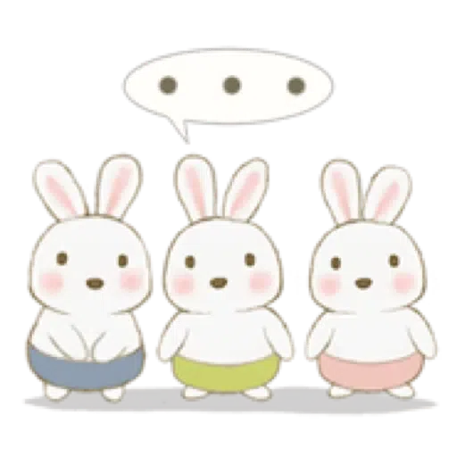 兔子家族 02 - 一堆小兔子+日常用語 (聖誕 新年) (2) - Sticker 2