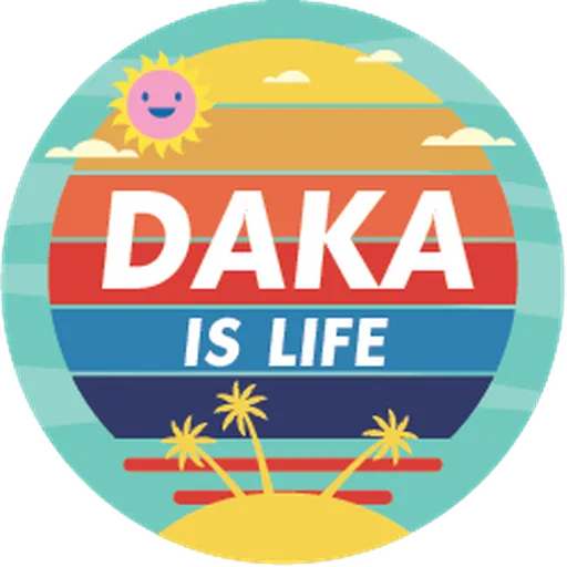 VOTE FOR DAKA - Sticker 3