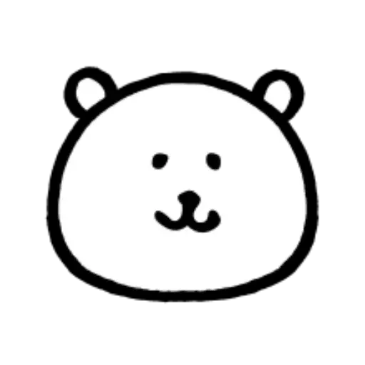 W bear emoji- Sticker