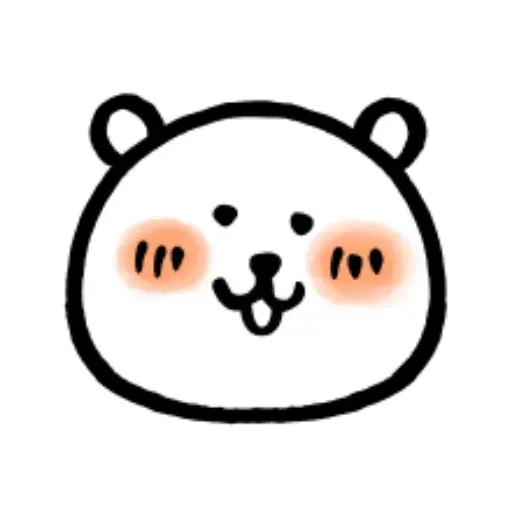 W bear emoji - Sticker 2
