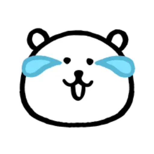 W bear emoji - Sticker 8