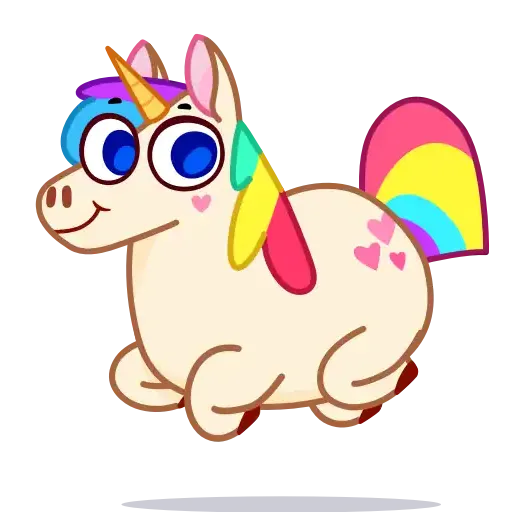 Rainbow Unicorn - Sticker 5