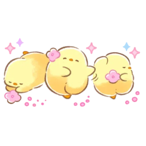 Soft and cute chick - spring - Sticker 7