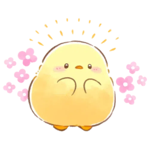 Soft and cute chick - spring - Sticker 5