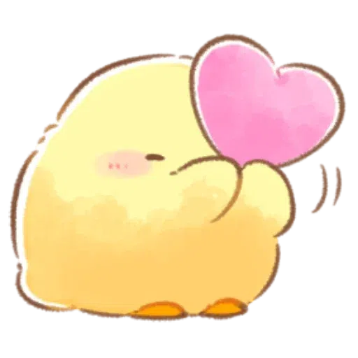 Soft and cute chick - spring - Sticker 2