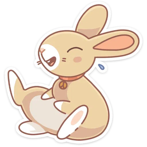 Almond Bunny - Sticker 4