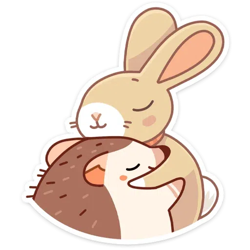 Almond Bunny - Sticker 5
