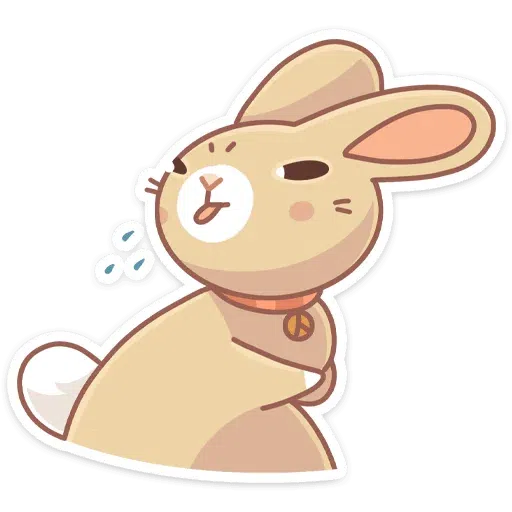Almond Bunny - Sticker 7