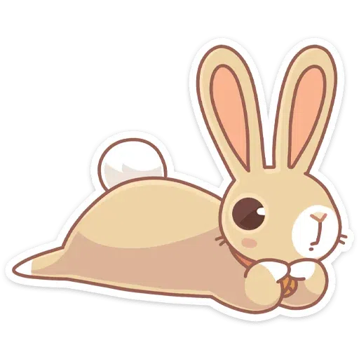 Almond Bunny - Sticker 8