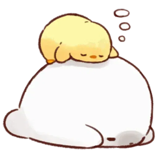 Soft and Cute Chick - Sticker 4