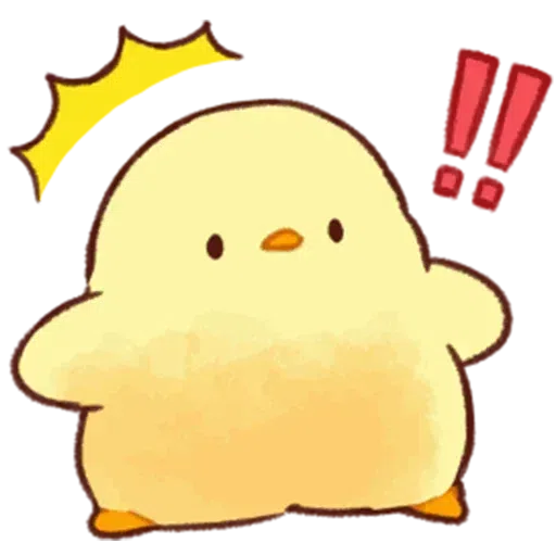 Soft and Cute Chick - Sticker 6
