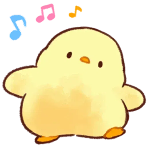 Soft and Cute Chick - Sticker 2