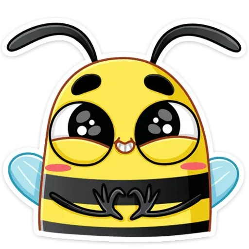 Bee- Sticker