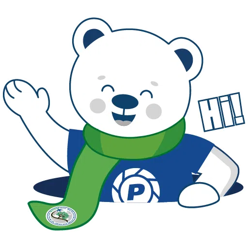 Polar Poby Bear 2- Sticker
