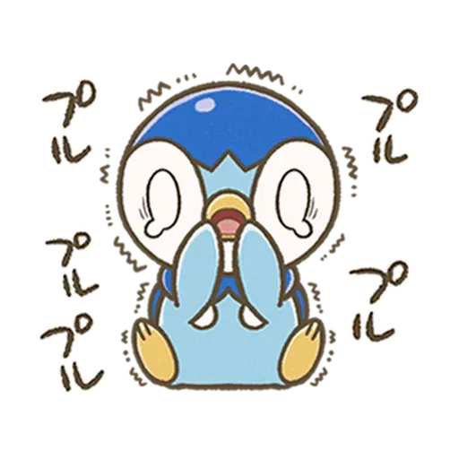 Piplup Everyday Stickers 2- Sticker