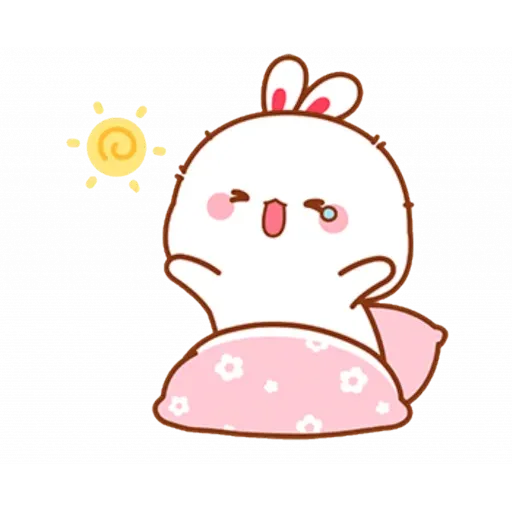 cute rabbit- Sticker